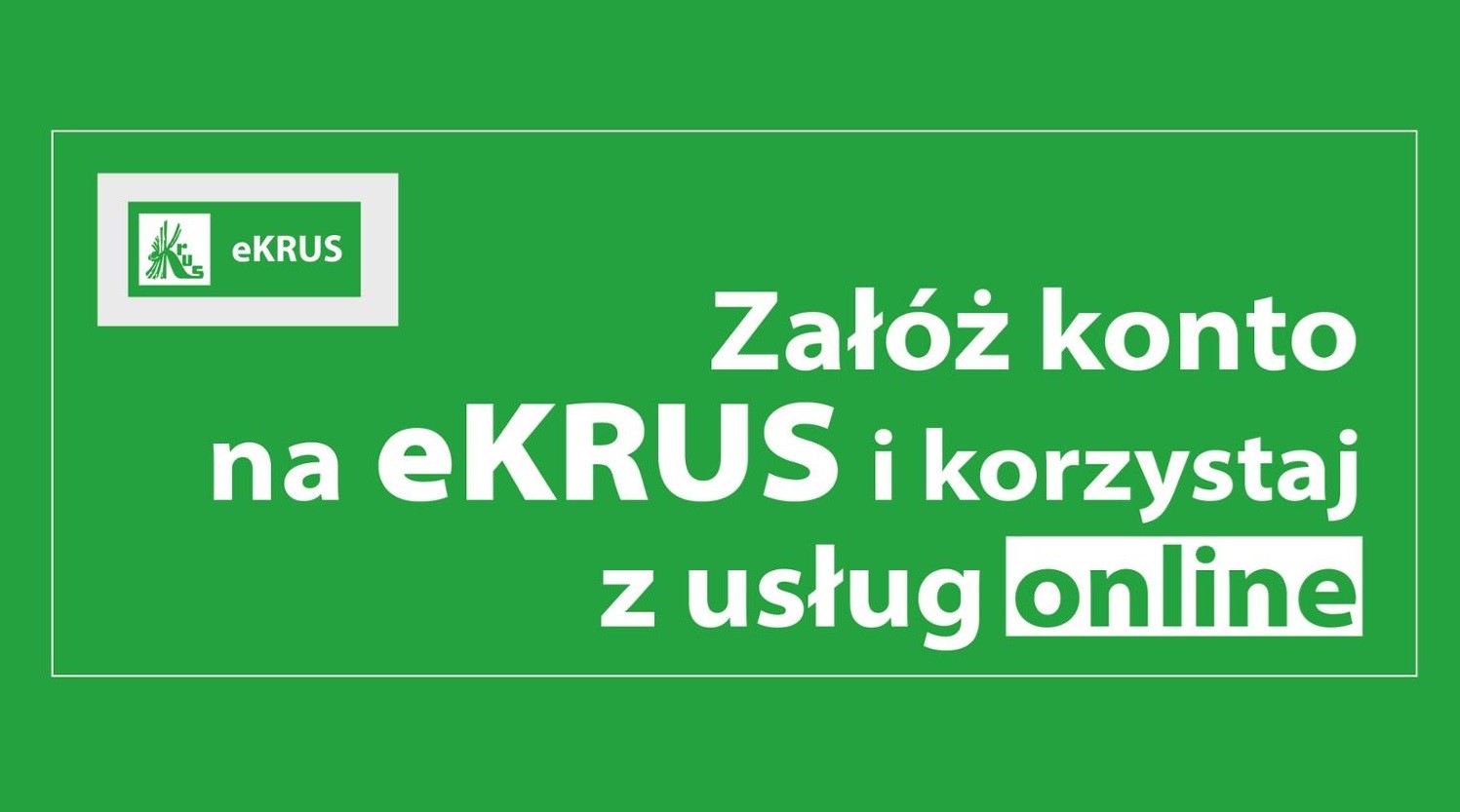 Załóź konto na portalu ekrus