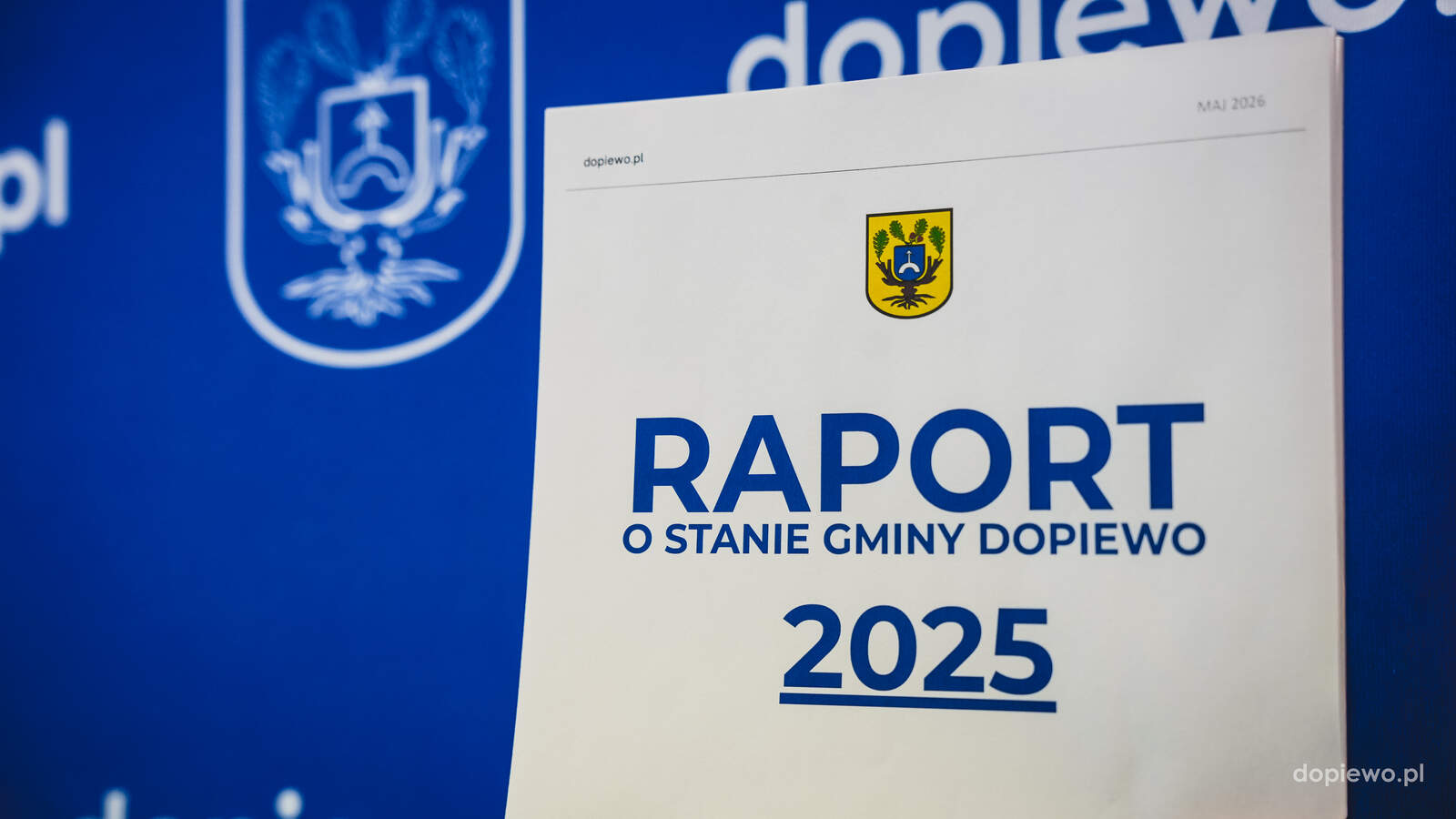 Raport o Stanie Gminy za 2025 roku - okładka