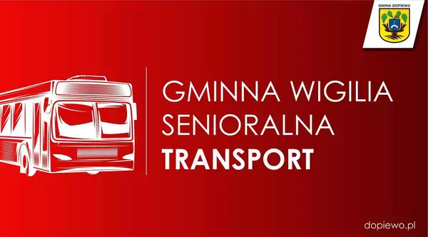 Transport na gminną wigilię senioralną