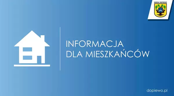 Informacja dla mieszkańców