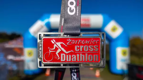 Cross Duathlon Żarnowiec medal