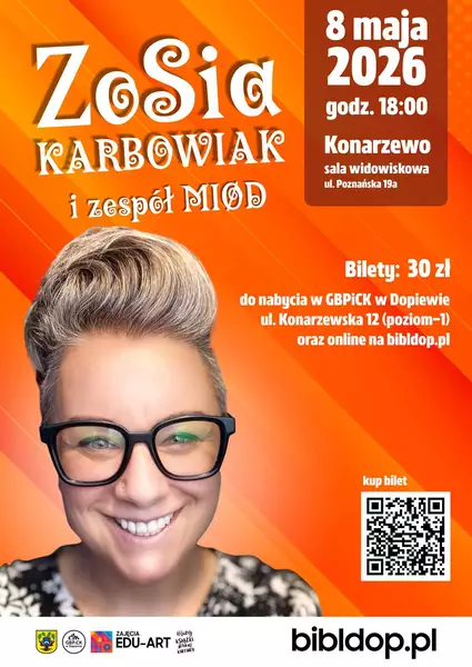 Plakat koncert Zosia Karbowiak