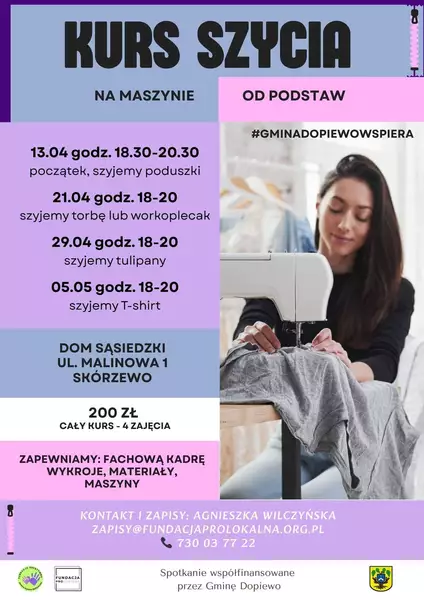 Kurs szycia (04.2026)
