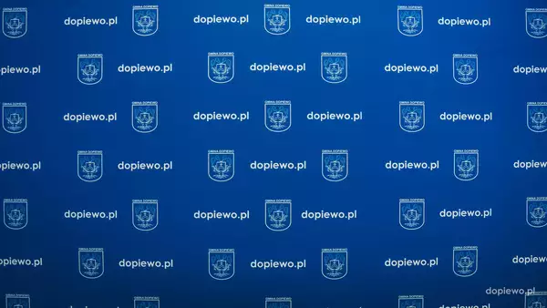 Ścianka komunikat urzędowy 