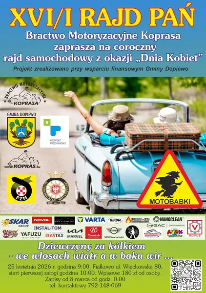 XVI/I Rajd Pań v2 plakatu