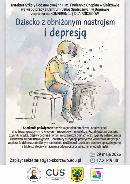 Dziecko z obniżonym nastrojem i depresją