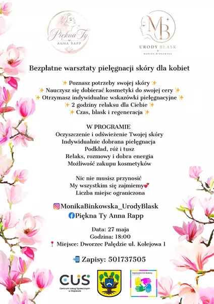 Warsztaty pielęgnacyjne w Palędziu (poprawiony plakat)