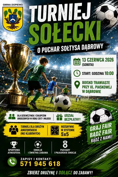 Turniej sołecki piłka nożna Dąbrowa 2026