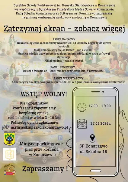 Zatrzymaj ekran, zobacz więcej