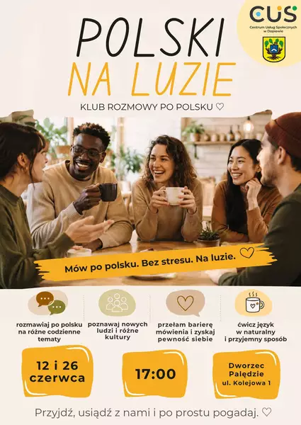 Polski na luzie. Plakat