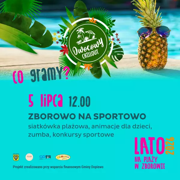 Plakat Zborowo na sportowo