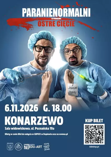 Plakat Kabaret Paranienormalni