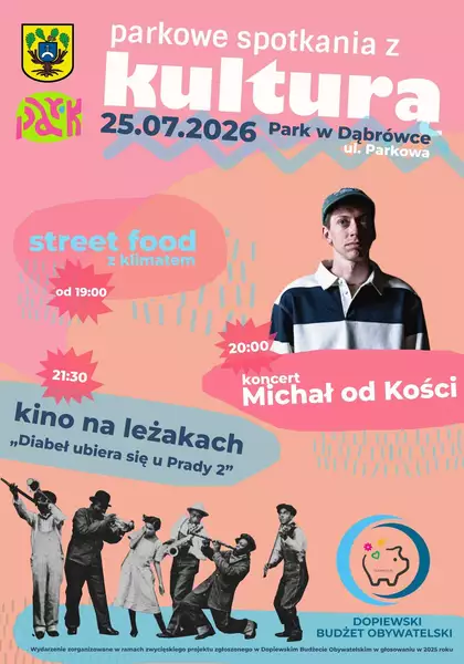 Parkowe Spotkania z Kulturą plakat