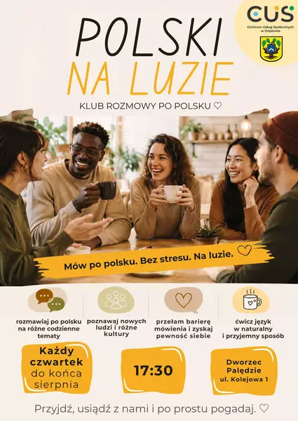 Plakat Polski na luzie wakacje