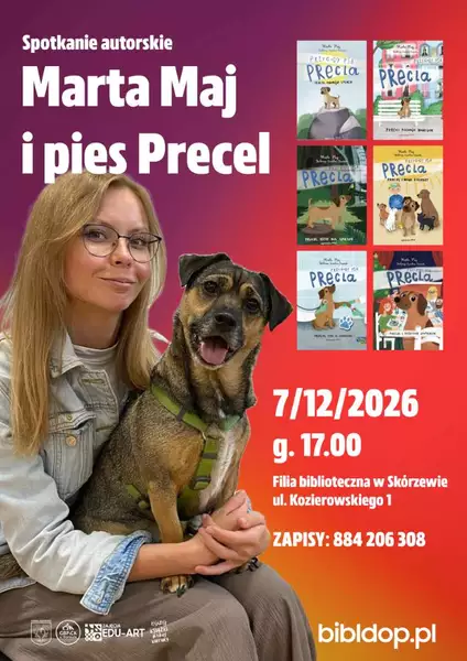 plakat Marta i pies precel