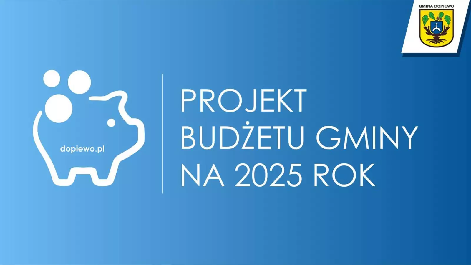 Grafika - Projekt Budżetu Gminy Dopiewo na 2025 r.