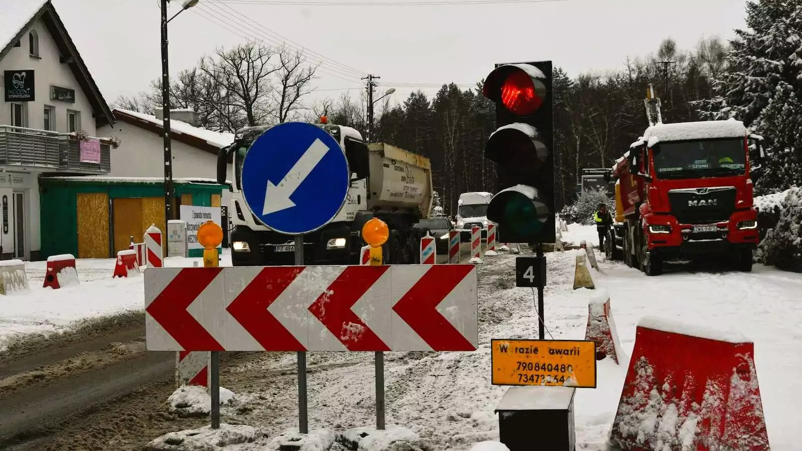 Zmiana organizacji ruchu w Dąbrówce