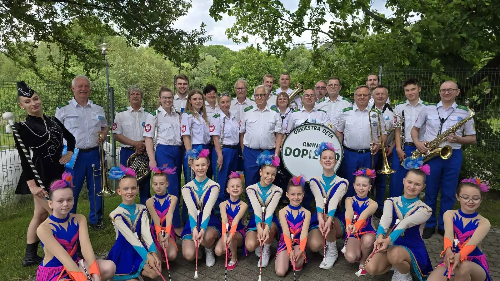 Orkiestra Dęta Gminy Dopiewo podczas Festiwalu Orkiestr Dętych w Swarzędzu