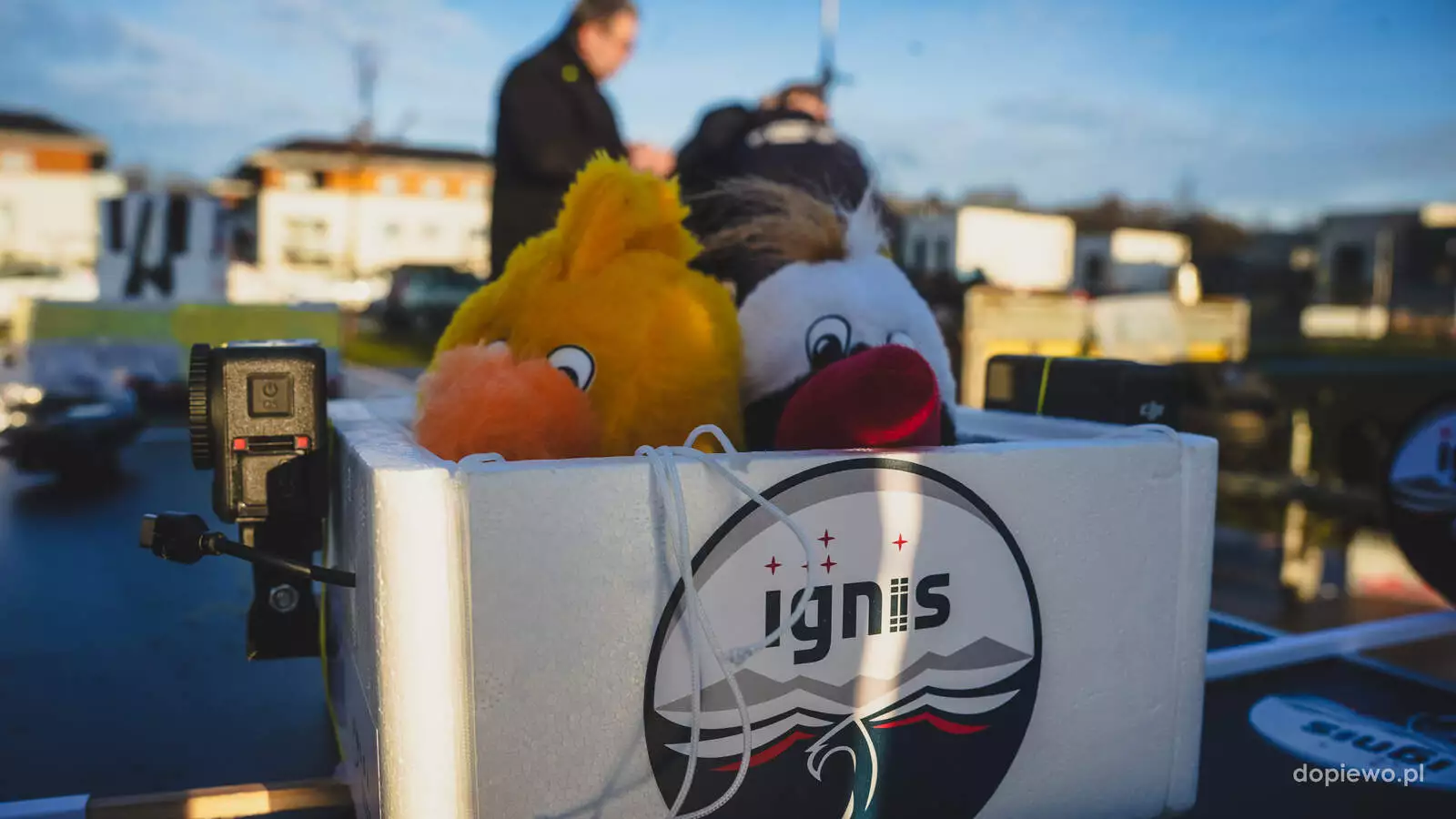 Dop i Ewo poleciały balonem w kosmos