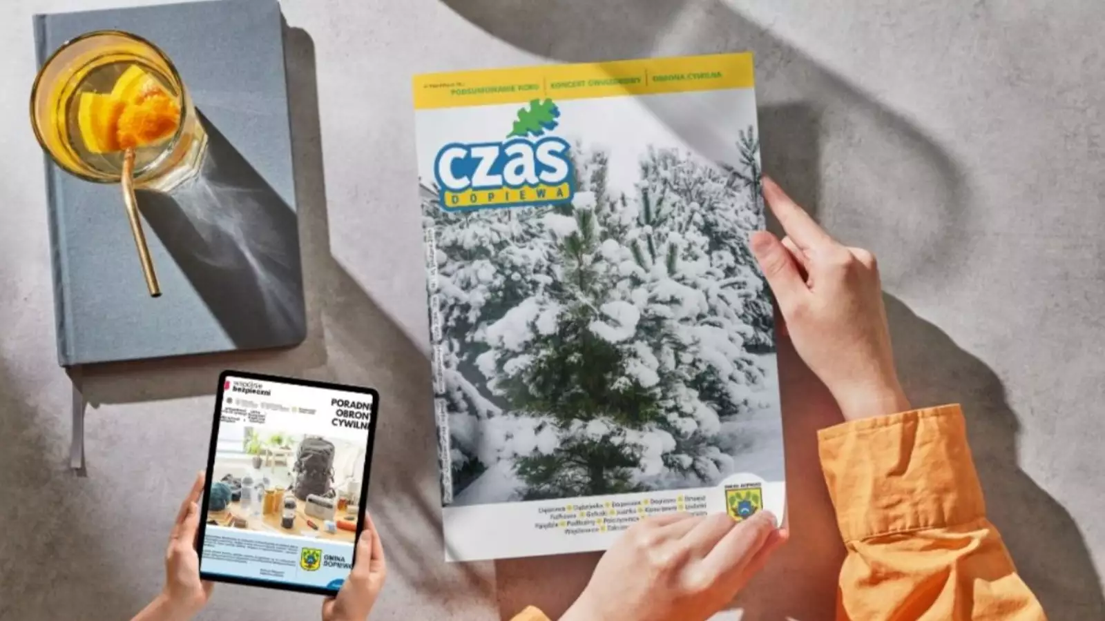 Czas Dopiewa mockup grudzień 