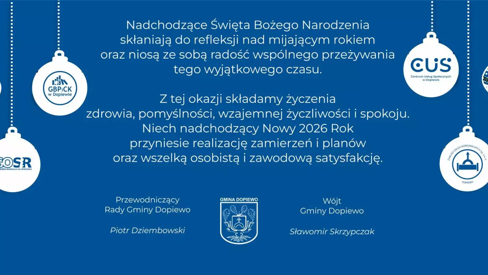 Życzenia świąteczne 2025