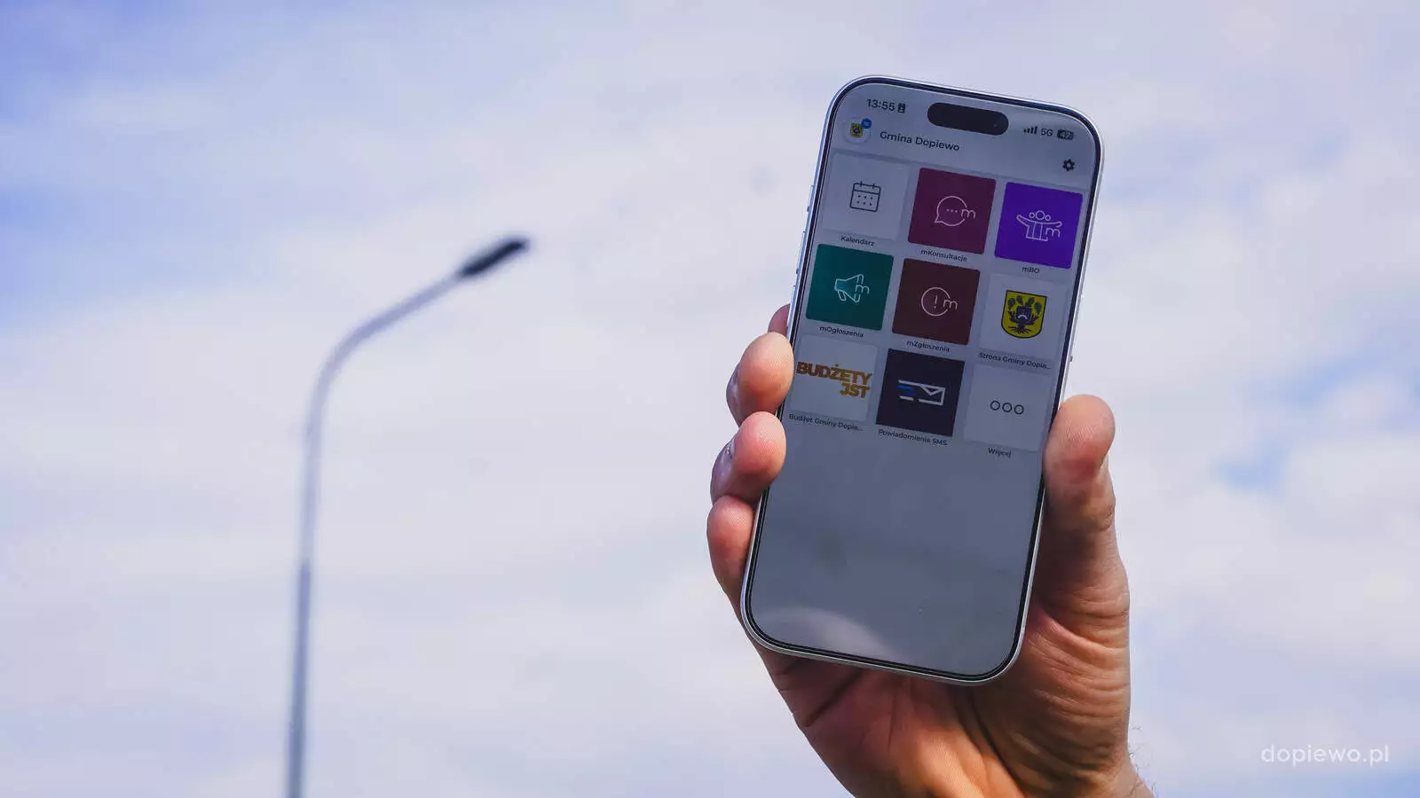 Oświetlenie w aplikacji mMieszkaniec