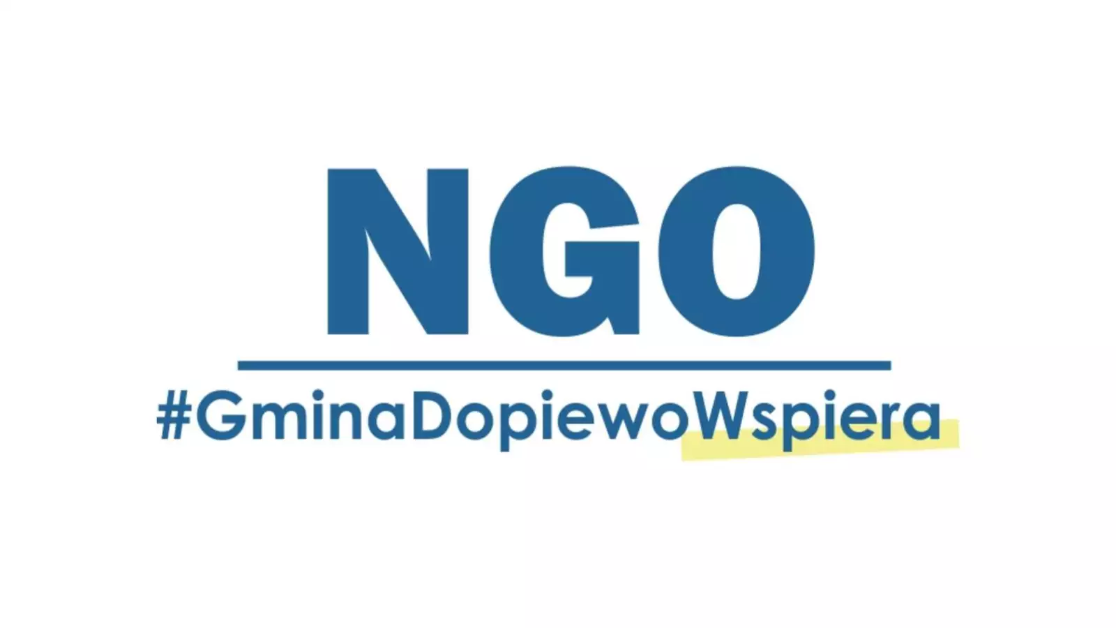 NGO #GminaDopiewoWspiera
