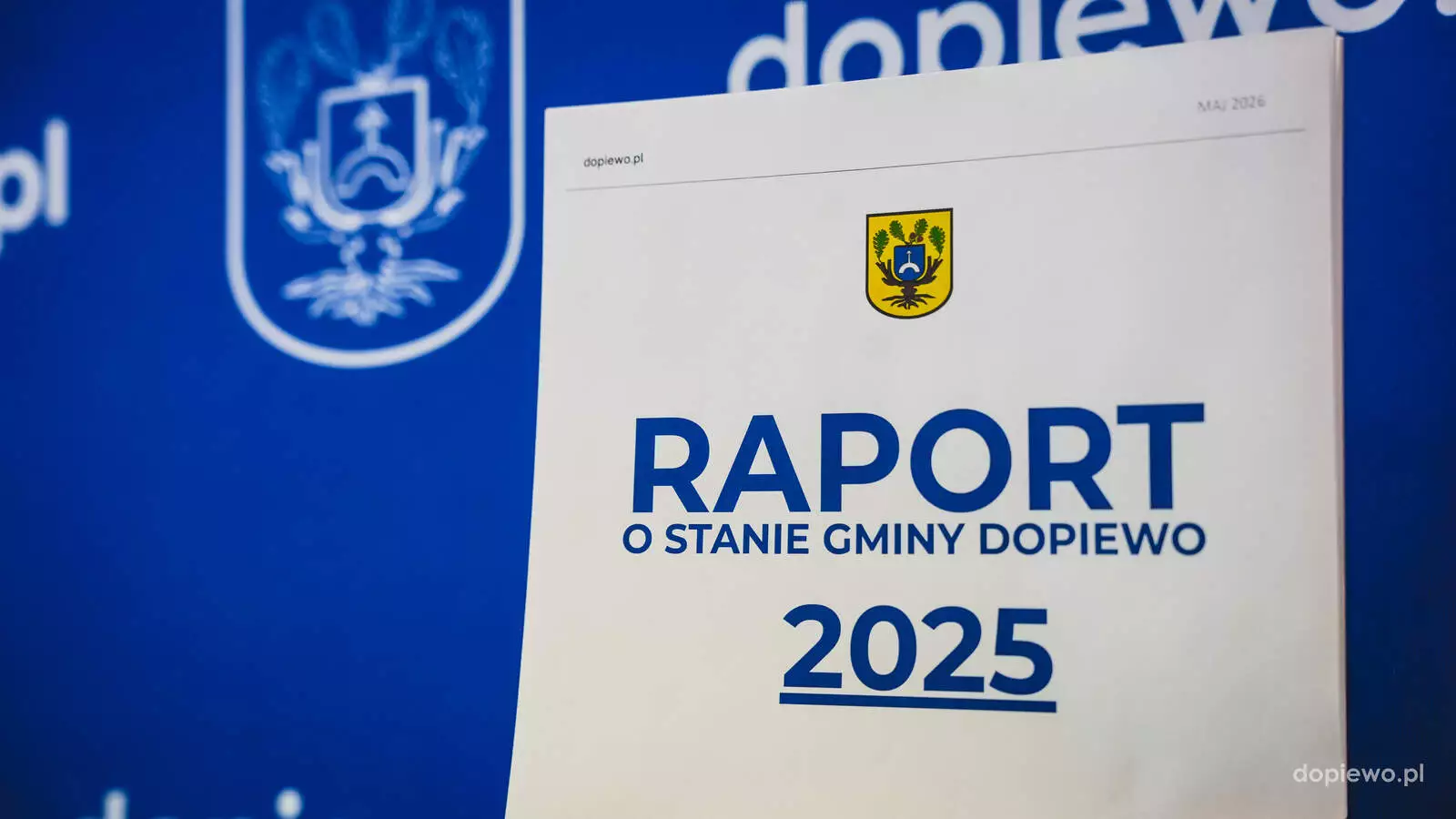 Raport o Stanie Gminy za 2025 roku - okładka