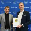Wójt Gminy Sławomir Skrzypczak i Marcin Kaczmarek