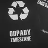 Naklejka na odpady zmieszane 
