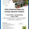 Zebranie wiejskie w Dąbrowie 09.03.2026