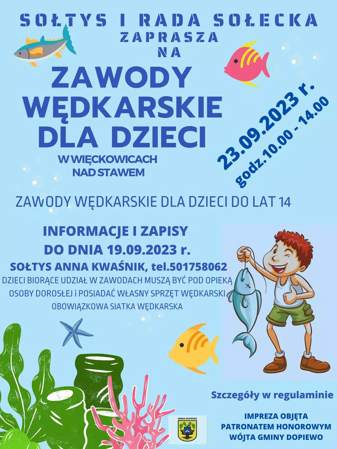 Zawody wędkarskie w Więckowicach