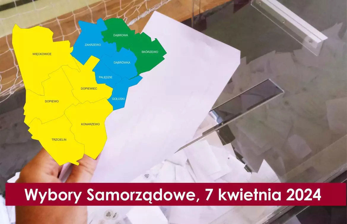 wybory samorządowe - karta do głosowania