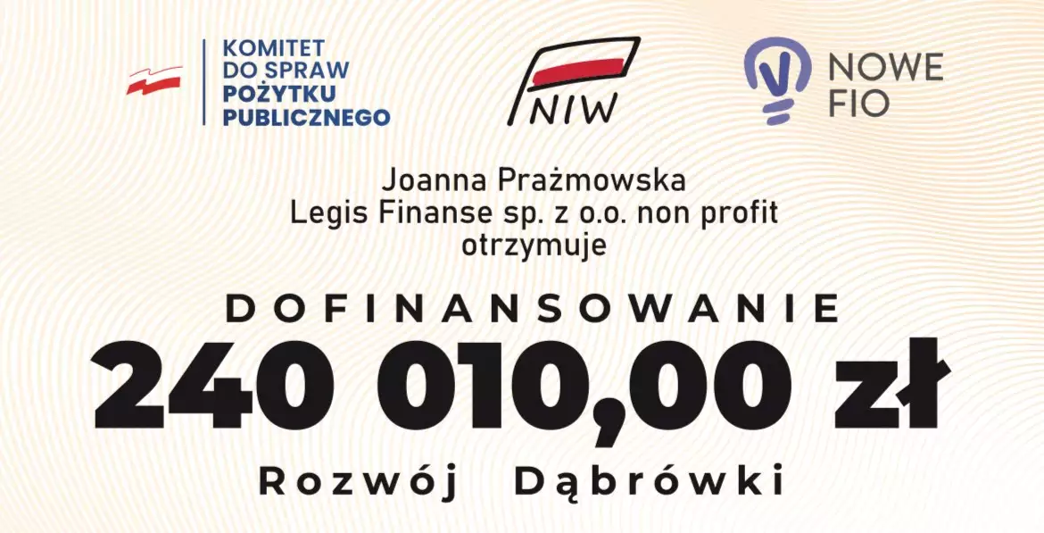 Dofinansowanie - Dąbrówka