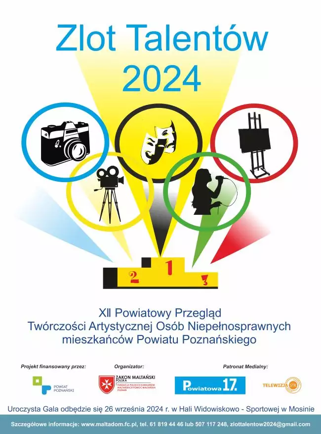 Plakat Przeglądu "Zlot Talentów" 2024