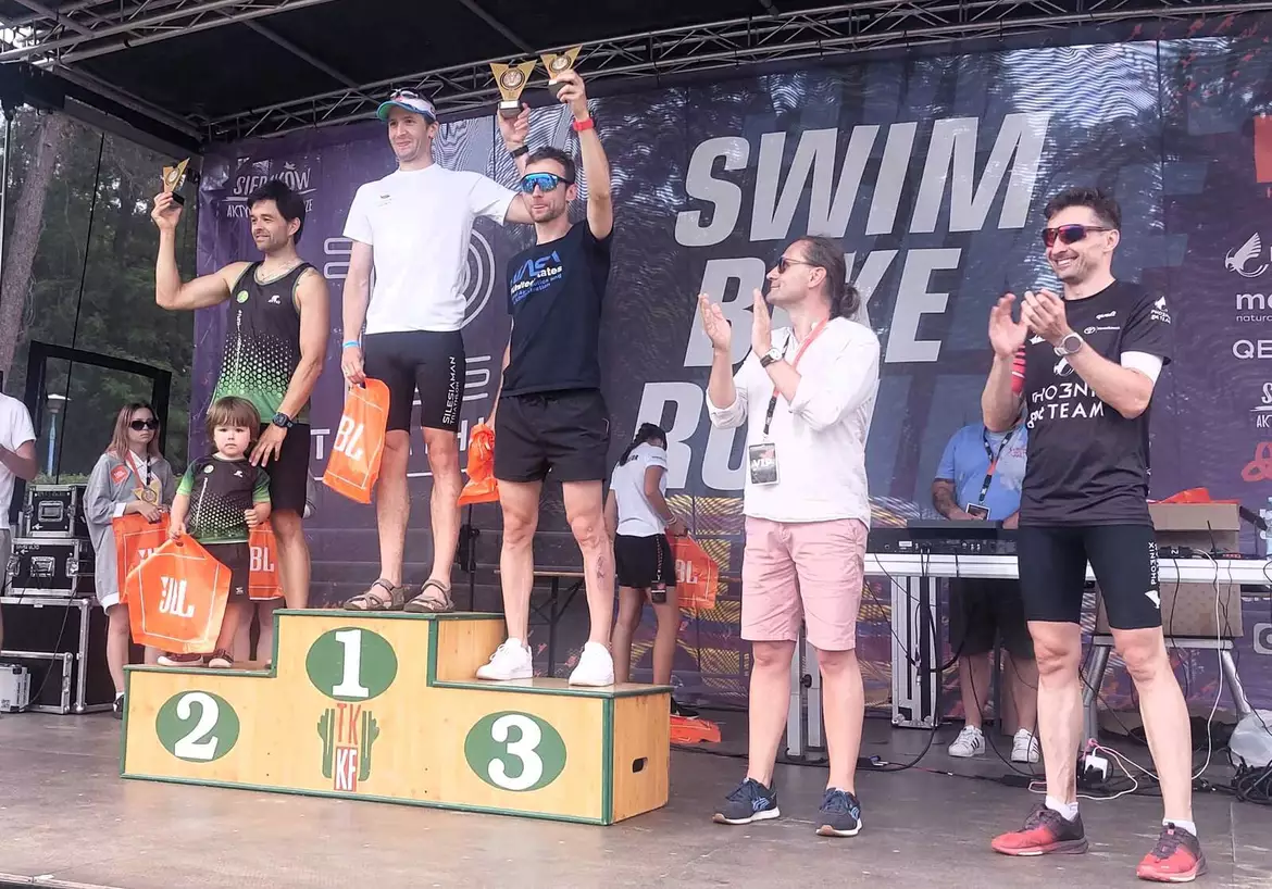 Mieszkaniec Skórzewa na 3 miejscu w Triathlonie Sieraków