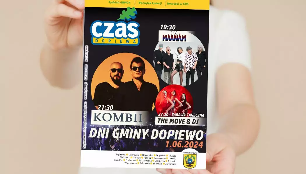 Okładka Czasu Dopiewa nr. 123- Maj 2024