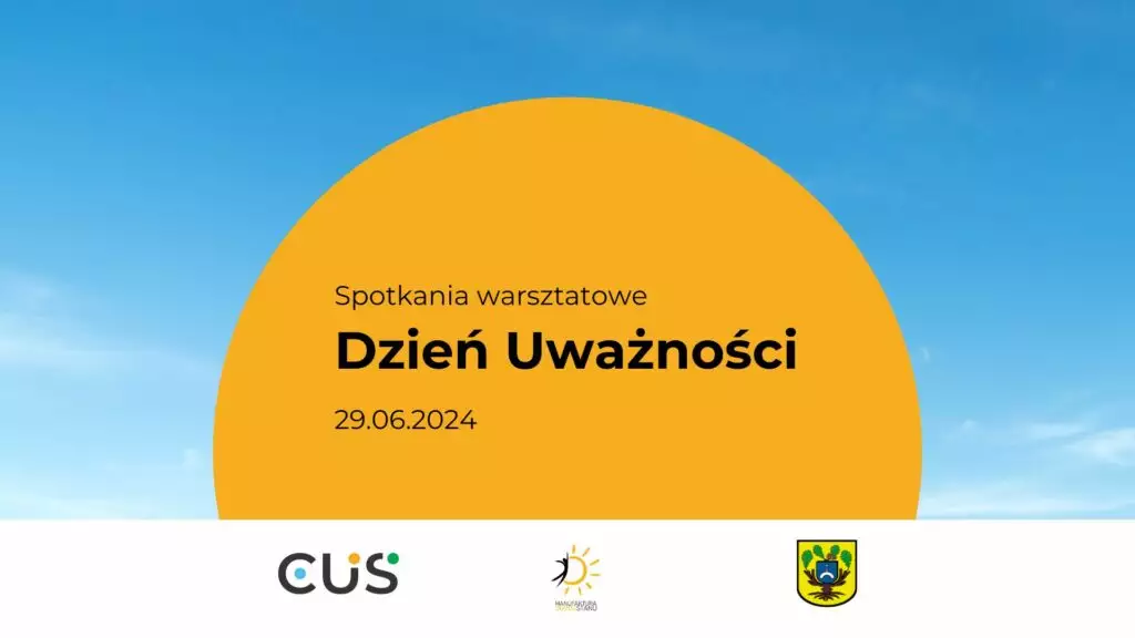 Dzień uważności - plakat