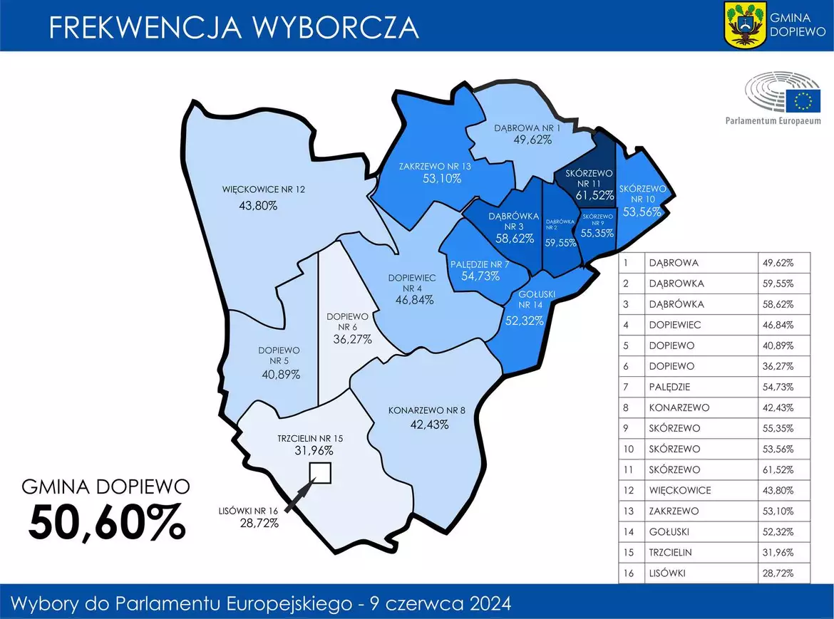 Wybory do Parlamentu Europejskiego - Frekwencja