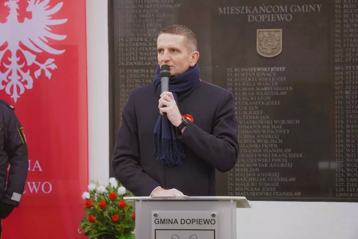 Przemówienie Wójta podczas oficjalnych obchodów