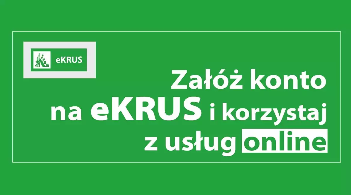 Załóź konto na portalu ekrus 