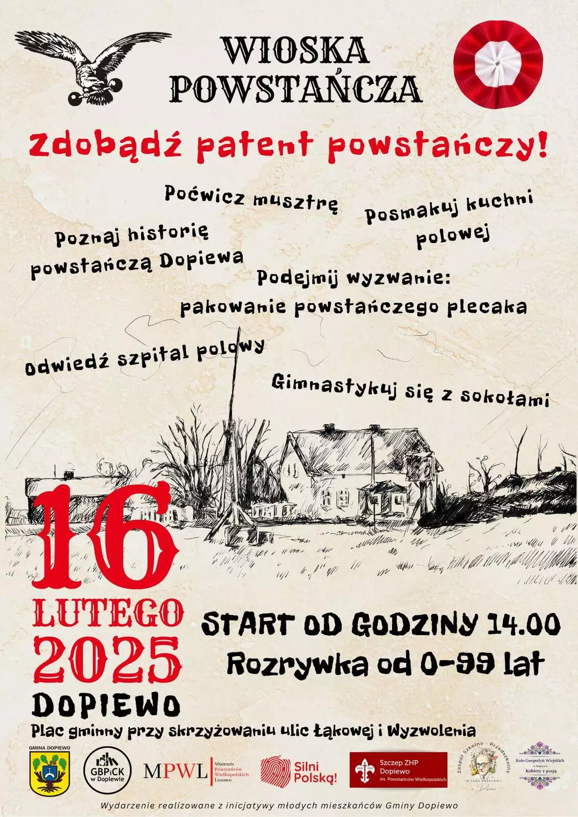 Plakat - Wioska Powstańcza