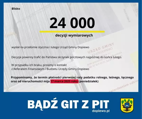 Bądź GIT z PIT - decyzje wymiarowe