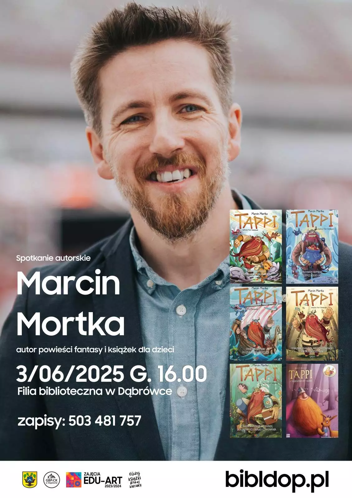 Spotkanie autorskie z Marcinem Mortką