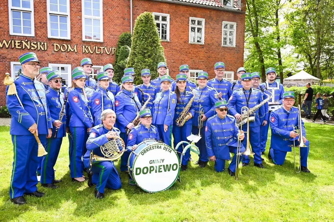 Orkiestra Dęta Gminy Dopiewo na Festiwalu w Sławnie