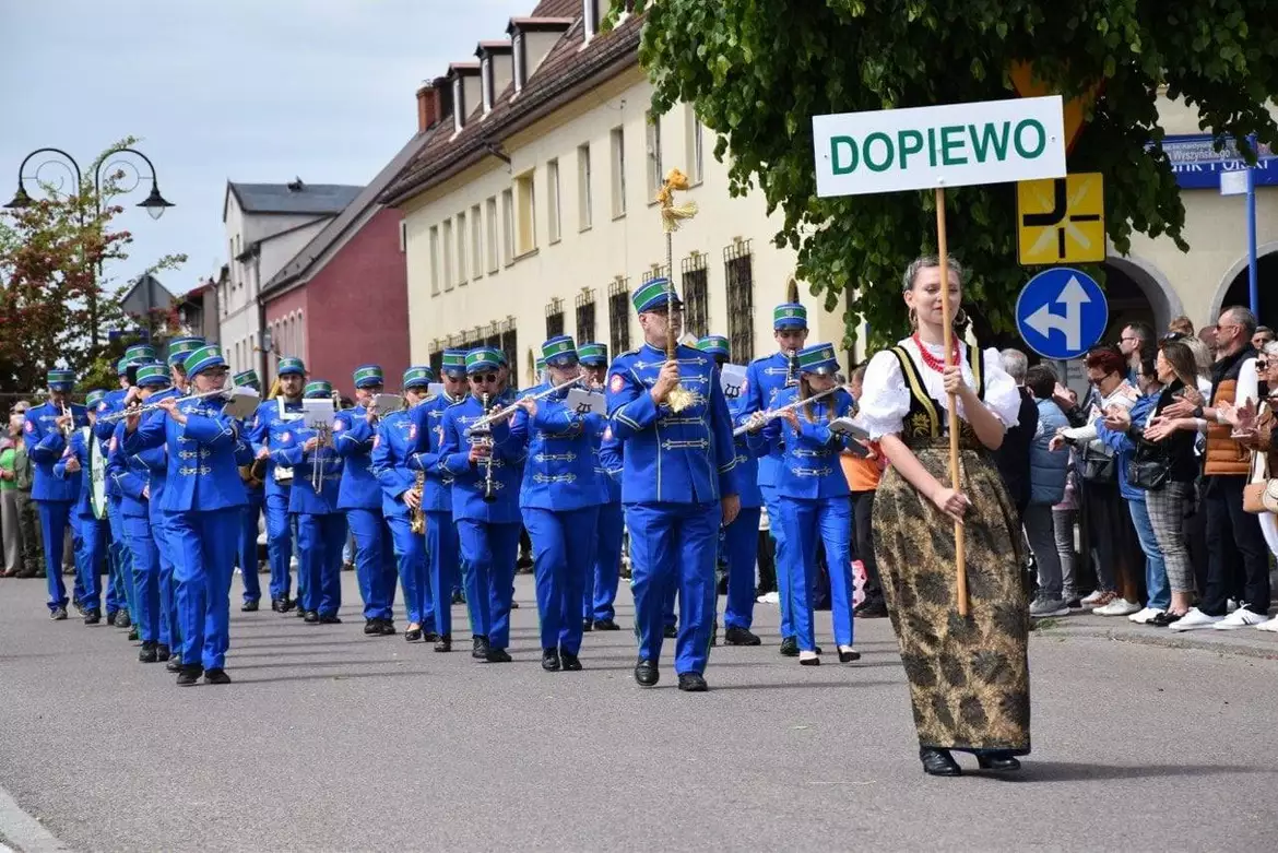 Orkiestra Dęta Gminy Dopiewo na Festiwalu w Sławnie