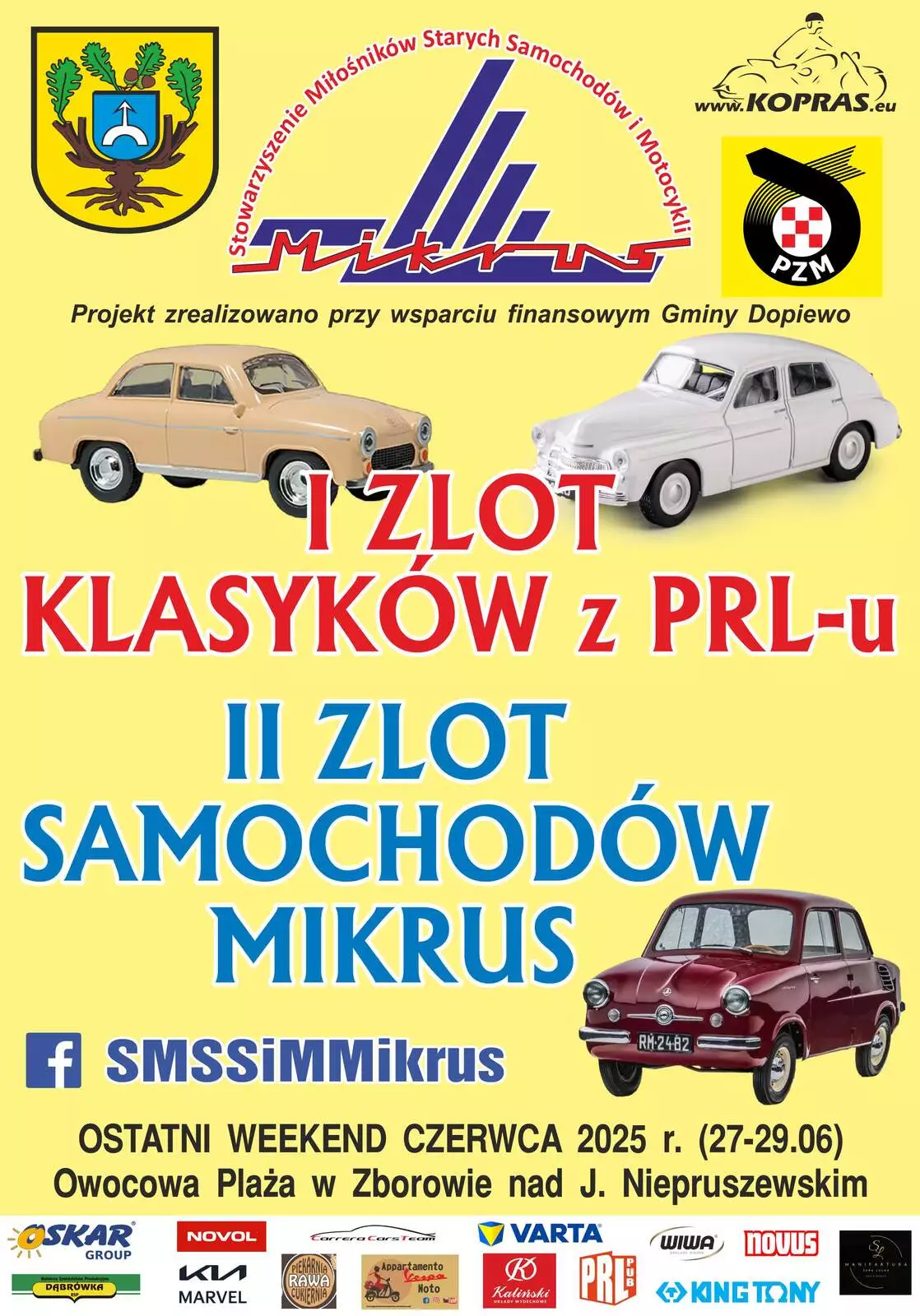 plakata MIkrus zlot klasyków