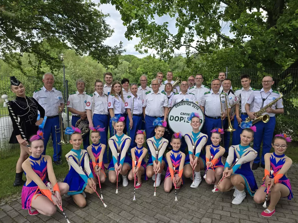 Orkiestra Dęta Gminy Dopiewo podczas Festiwalu Orkiestr Dętych w Swarzędzu