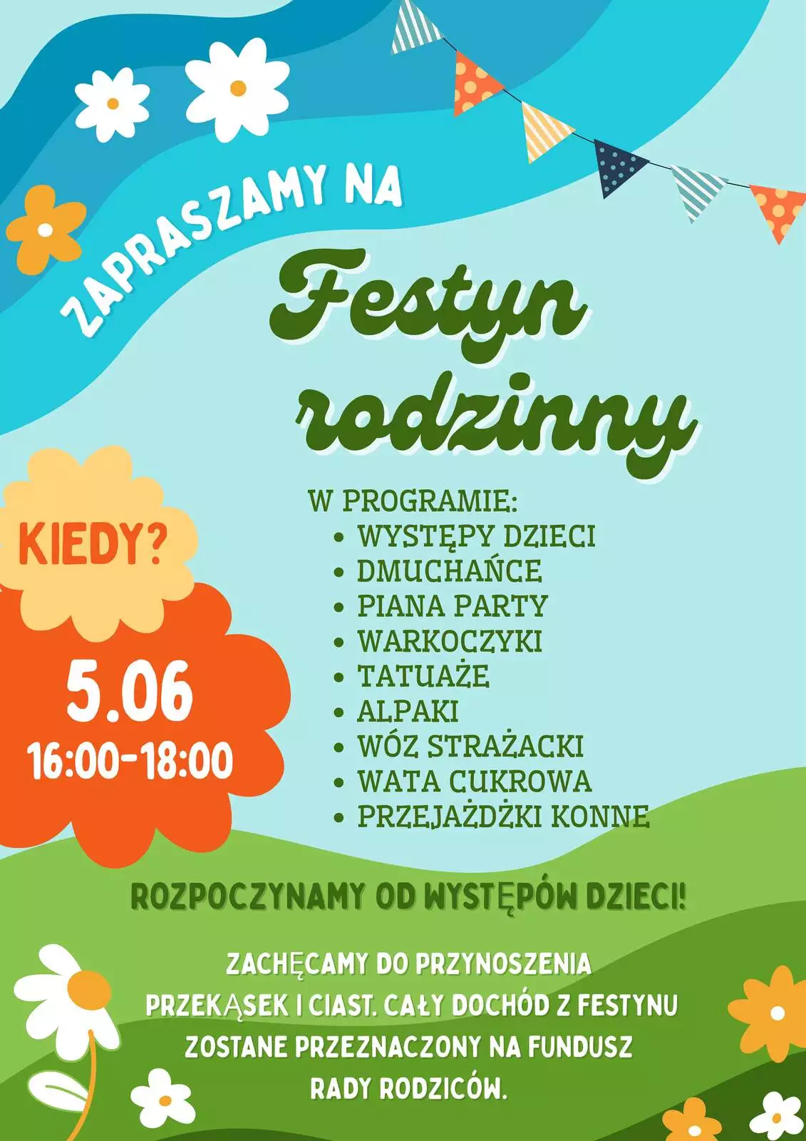 plakat przedszkole Leśne Duszki w Zakrzewie