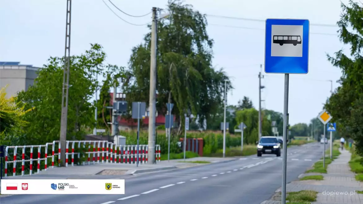 nowy przystanek w Dopiewie - ul. Więckowska